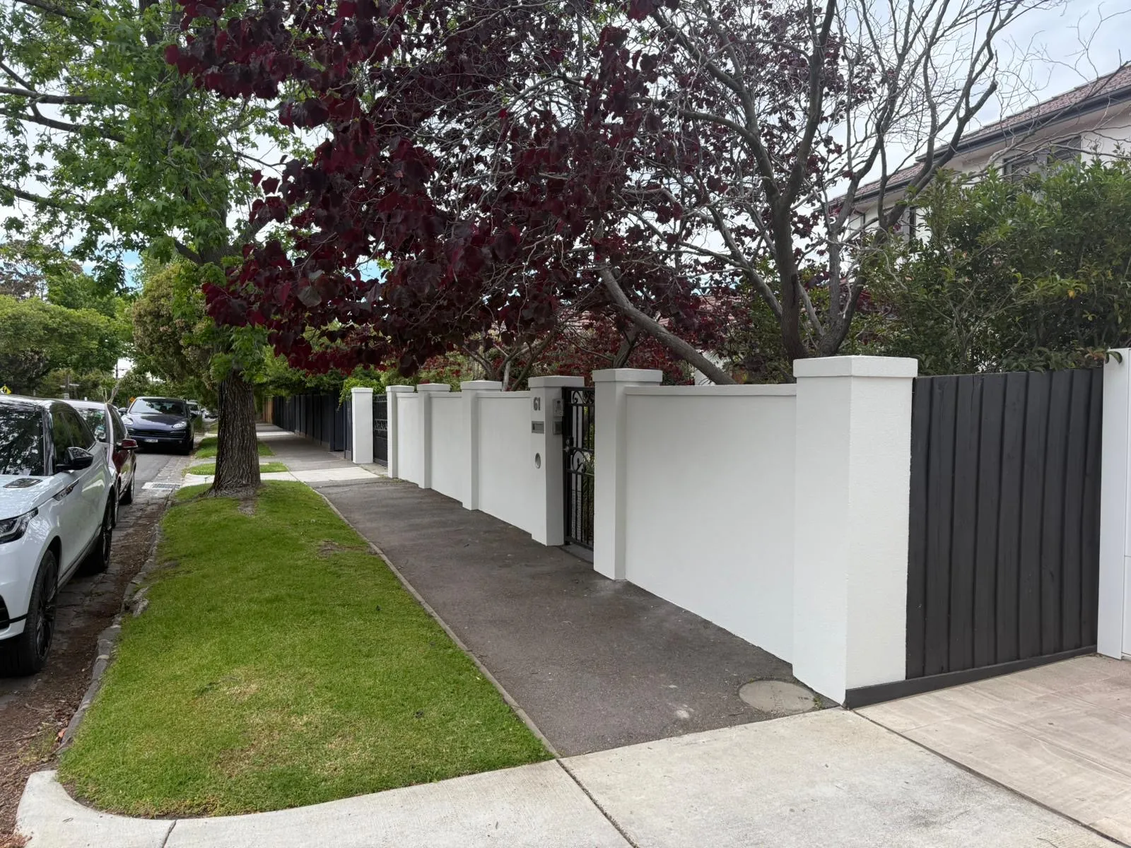 Exterior Painting Rendered Fence Glen Iris