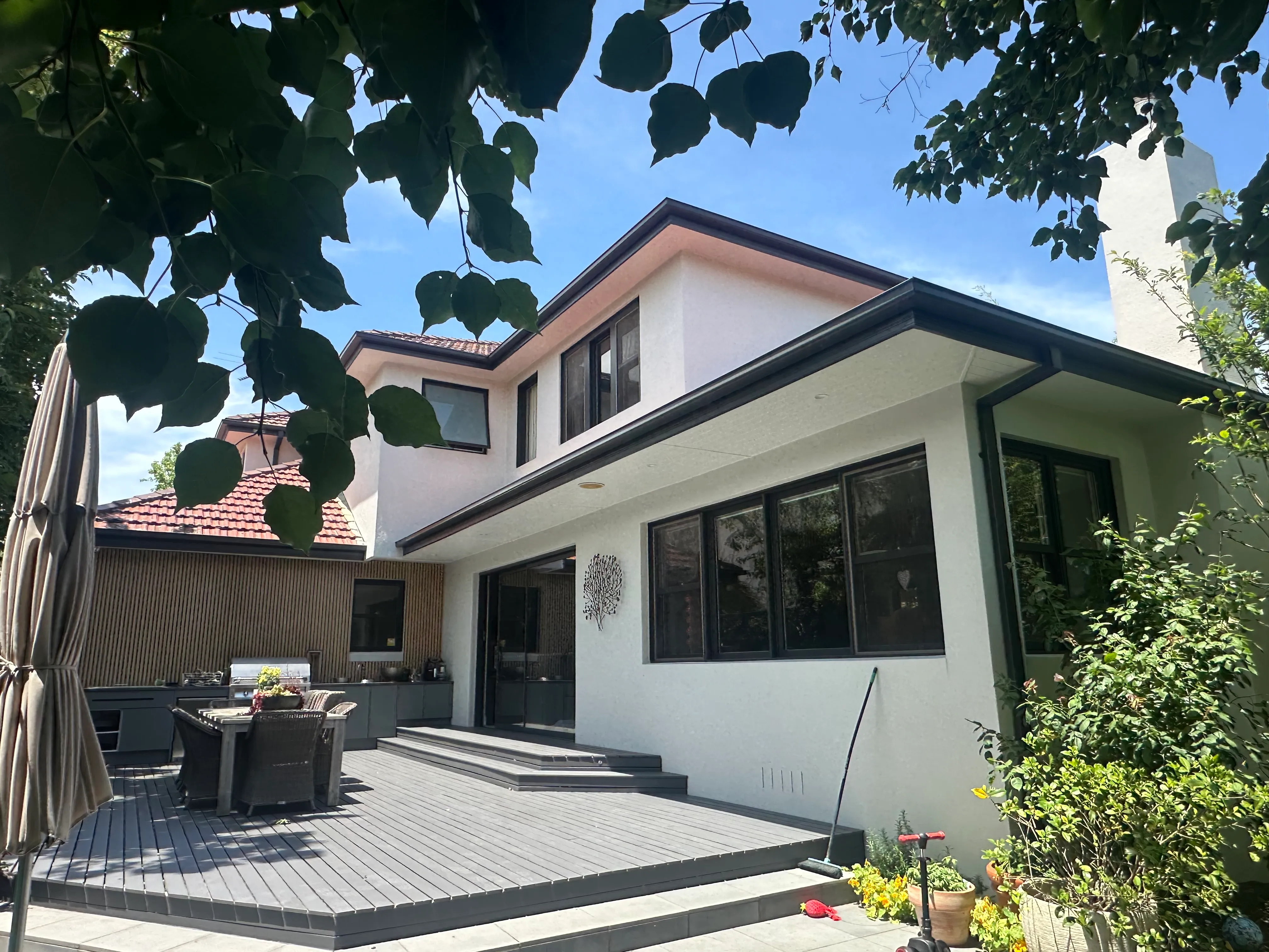 Exterior Painting Rendered Walls & Decking Glen Iris